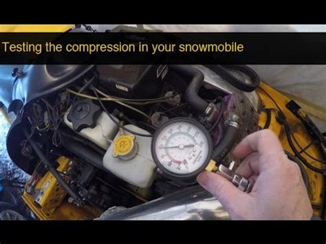 snowmobile compression test|Compression testing a snowmobile. .